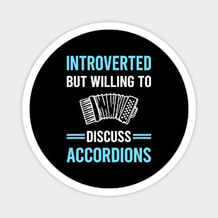 Introverted Accordion Accordionist Magnet